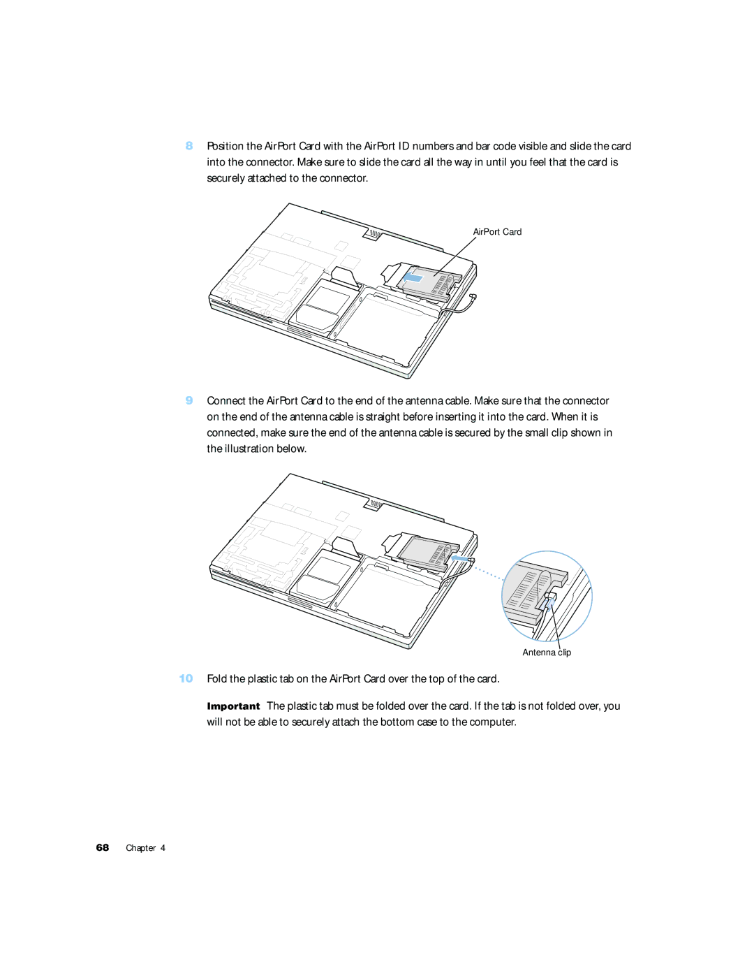 Apple G4 15 manual AirPort Card 