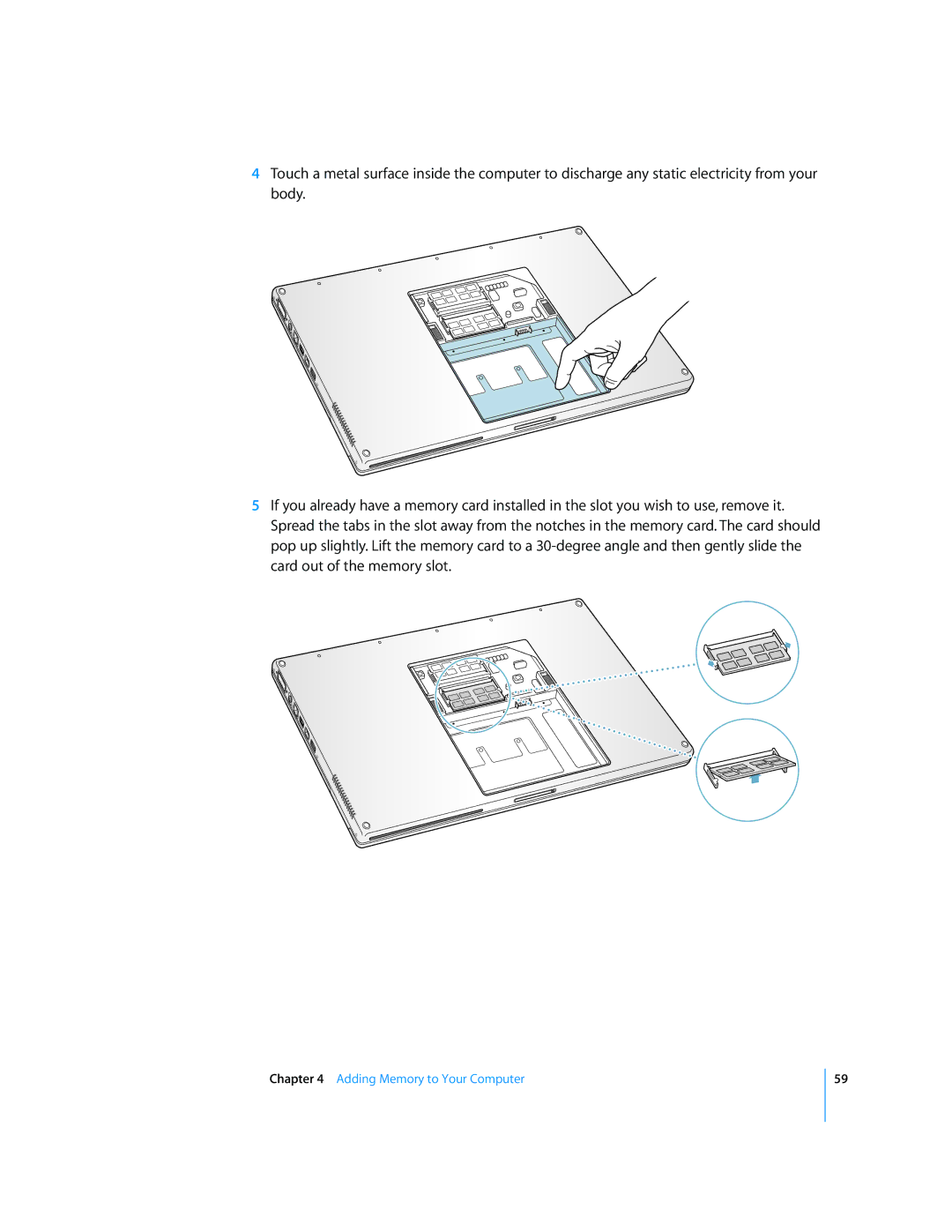 Apple G4 17-inch manual Adding Memory to Your Computer 