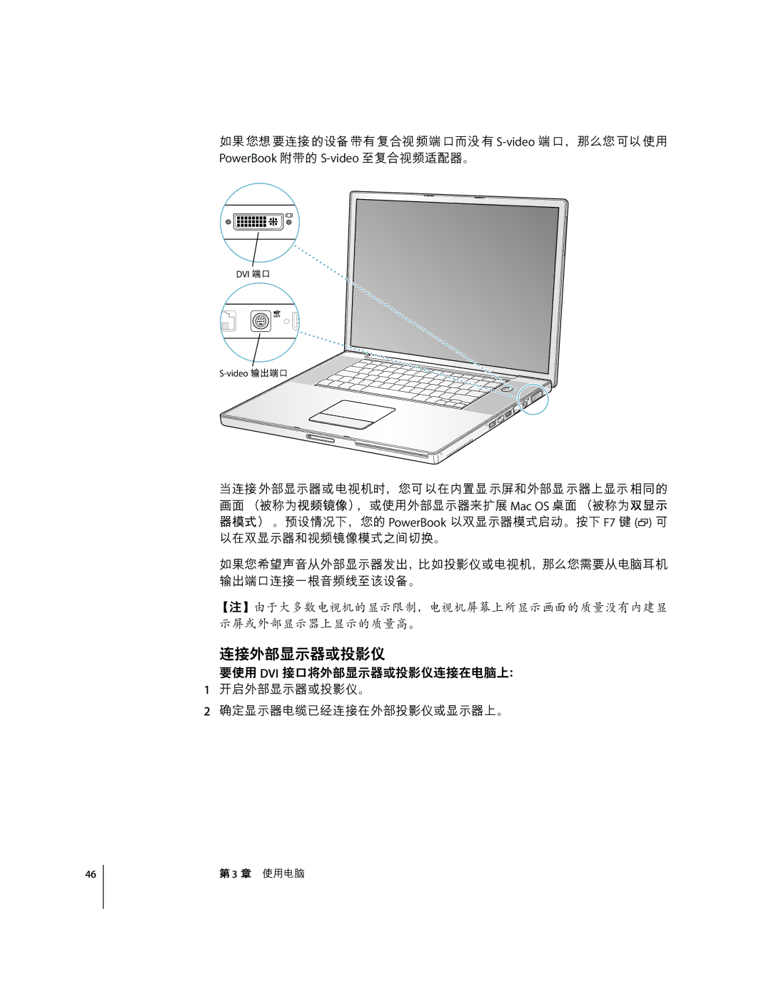 Apple G4 17 manual +‹Œu¡, DVI +n³‹ŒU¡*+ 