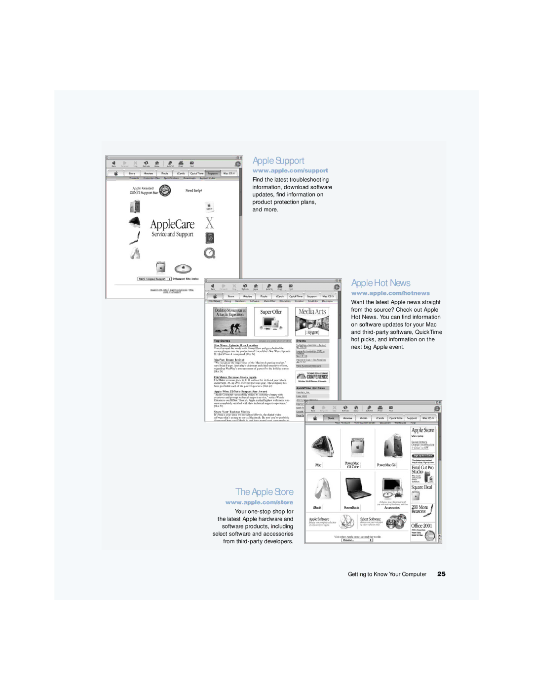 Apple G4 manual Apple Support 