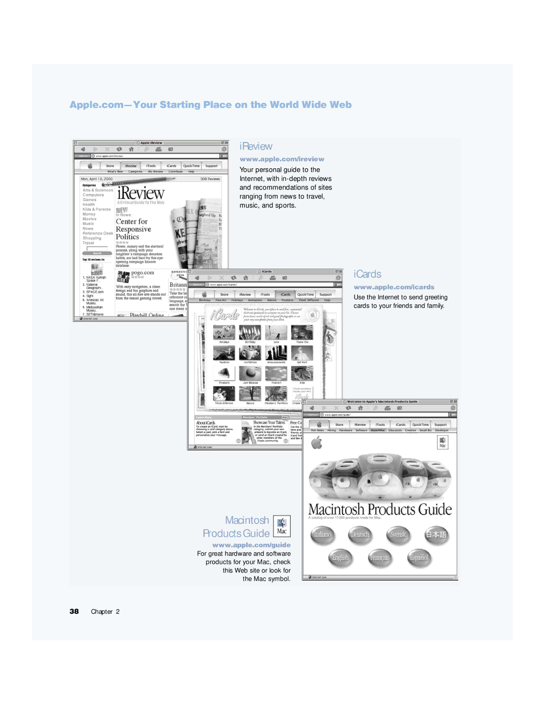 Apple G4 manual IReview, Apple.com-Your Starting Place on the World Wide Web 