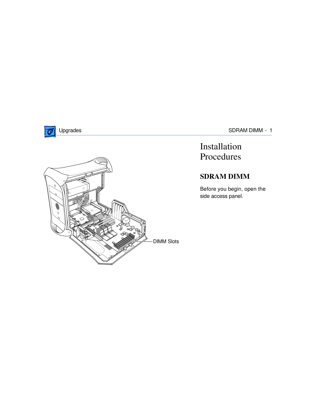 Apple G4 manual Installation Procedures 