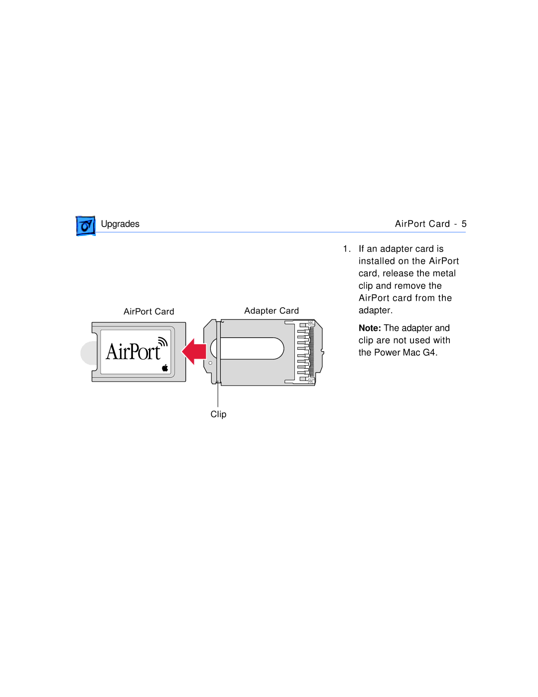 Apple G4 manual Adapter 