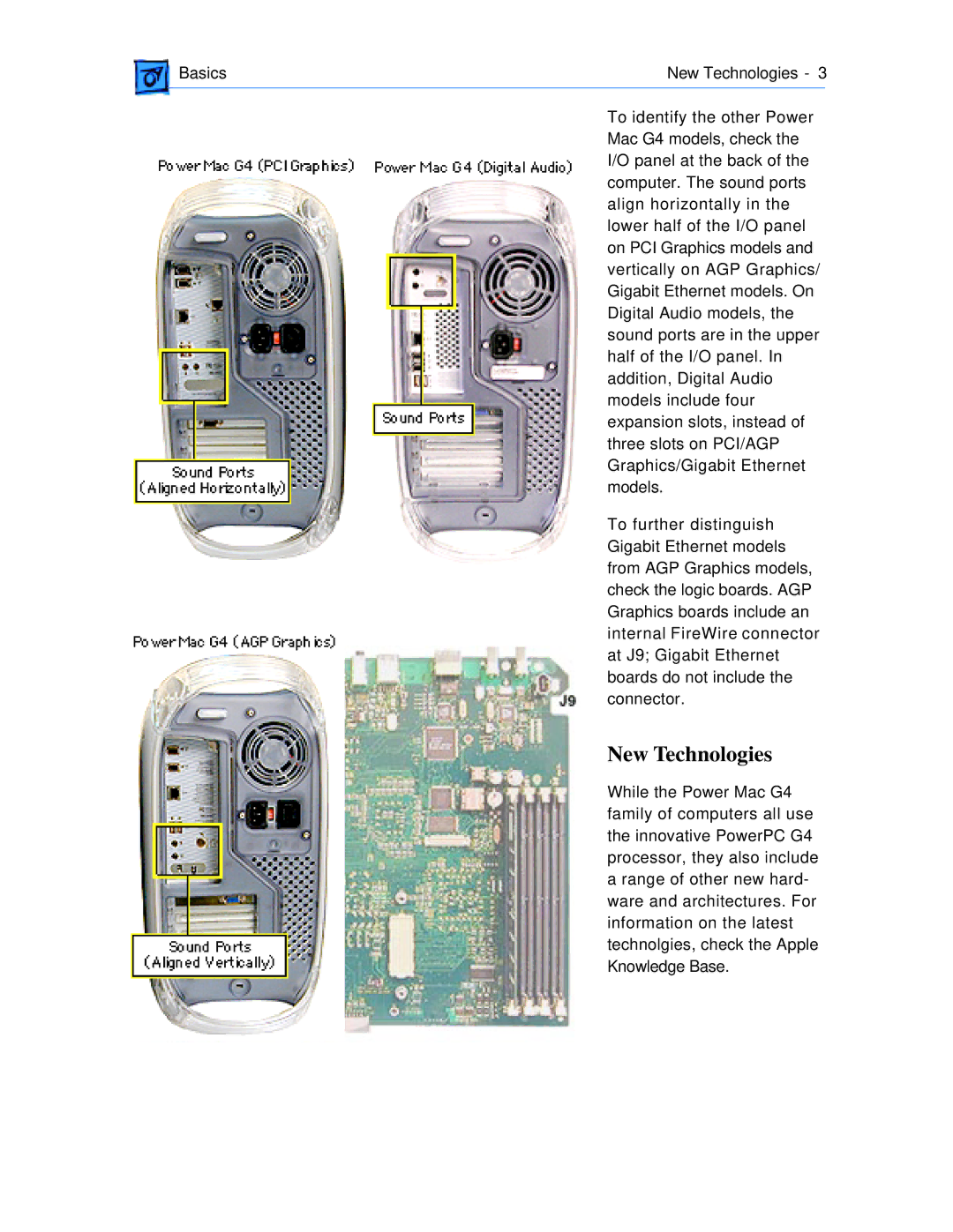 Apple G4 manual New Technologies 