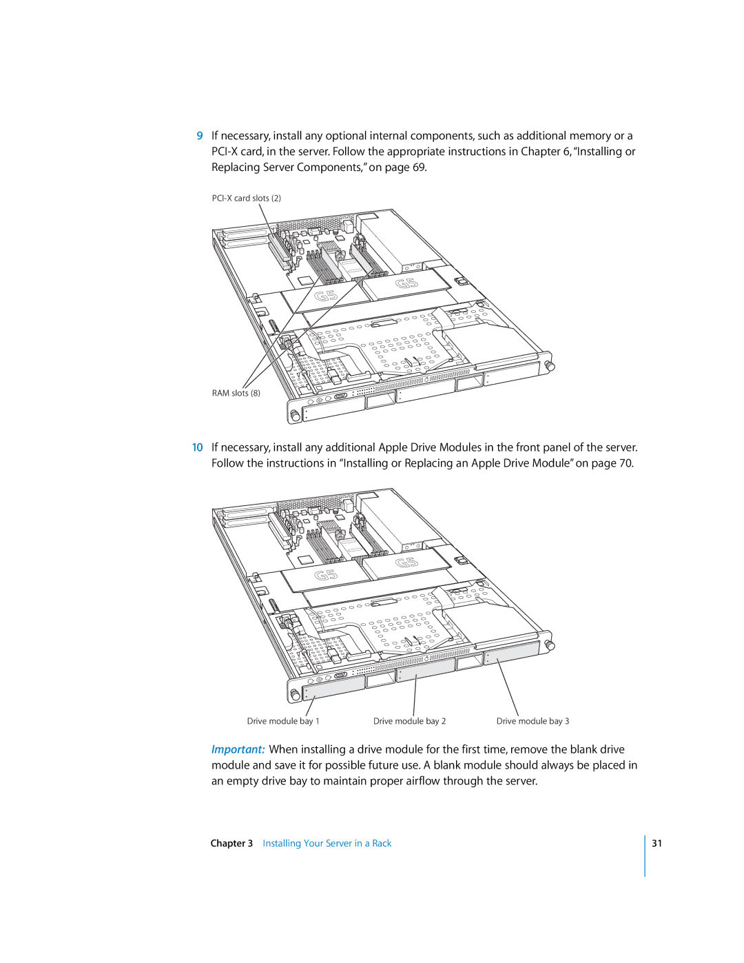 Apple G5 specifications PCI-X card slots RAM slots 