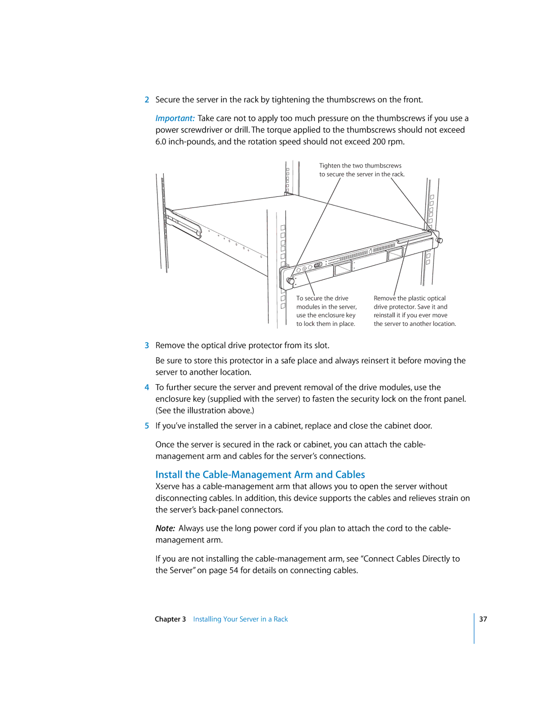 Apple G5 specifications Install the Cable-Management Arm and Cables 