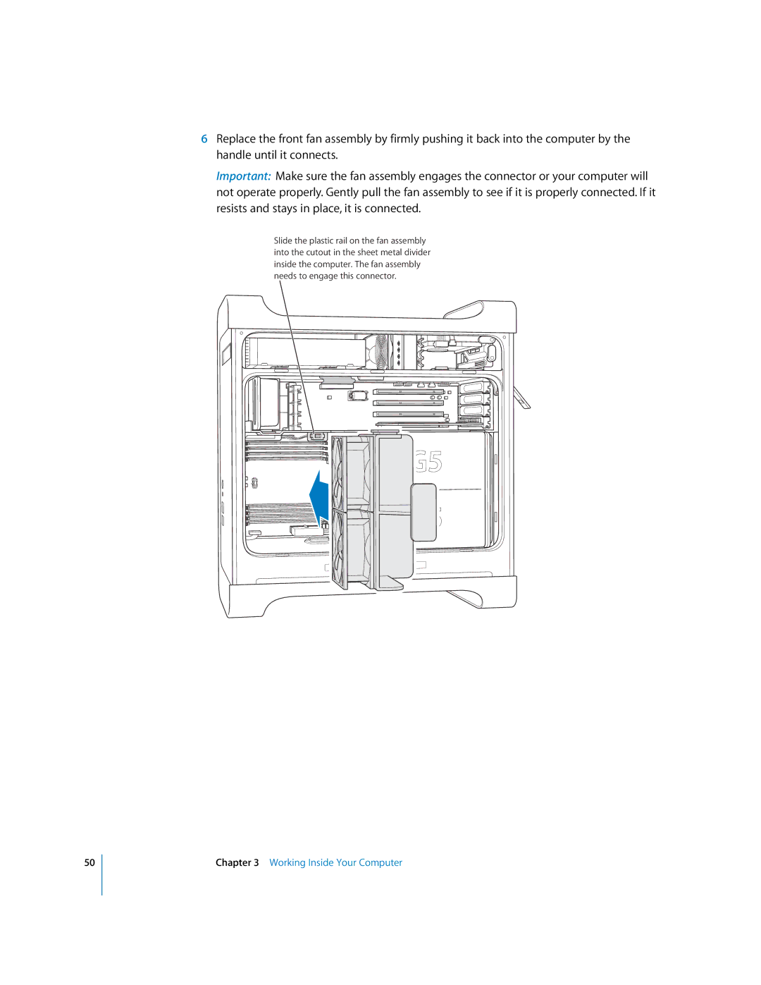 Apple G5 manual Working Inside Your Computer 