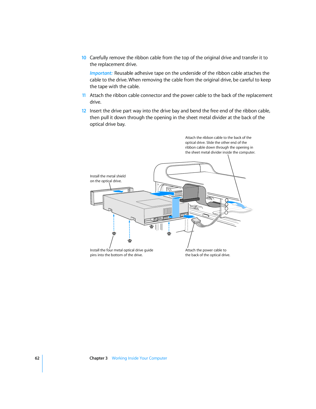 Apple G5 manual Working Inside Your Computer 