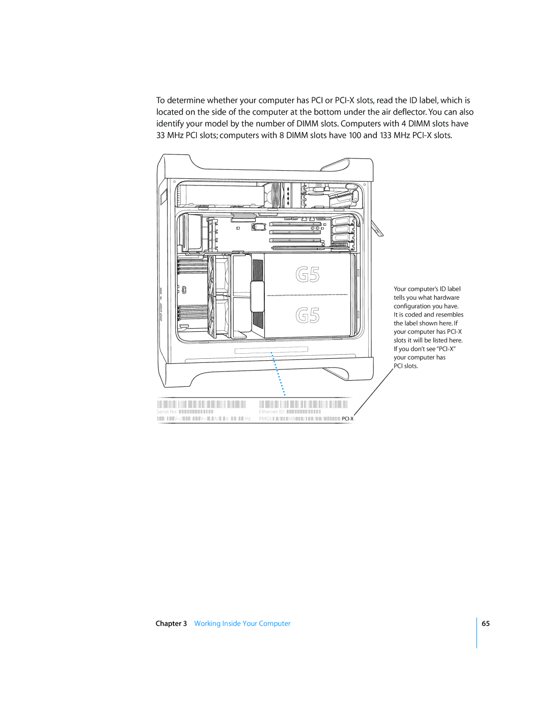 Apple G5 manual PCI slots 