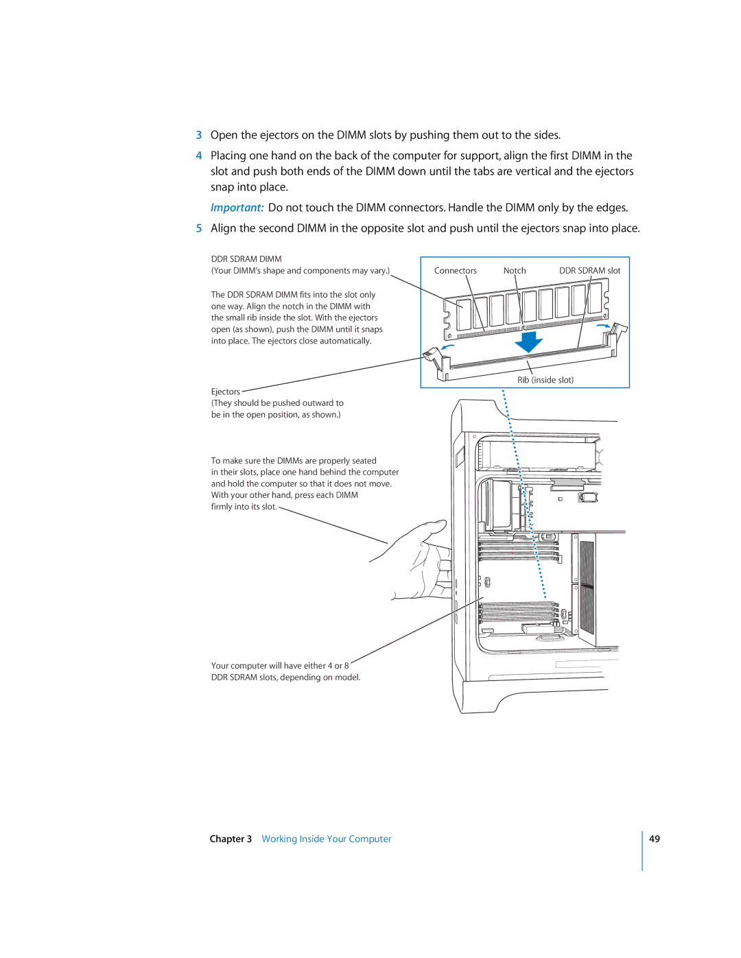 Apple G5 manual DDR Sdram Dimm 