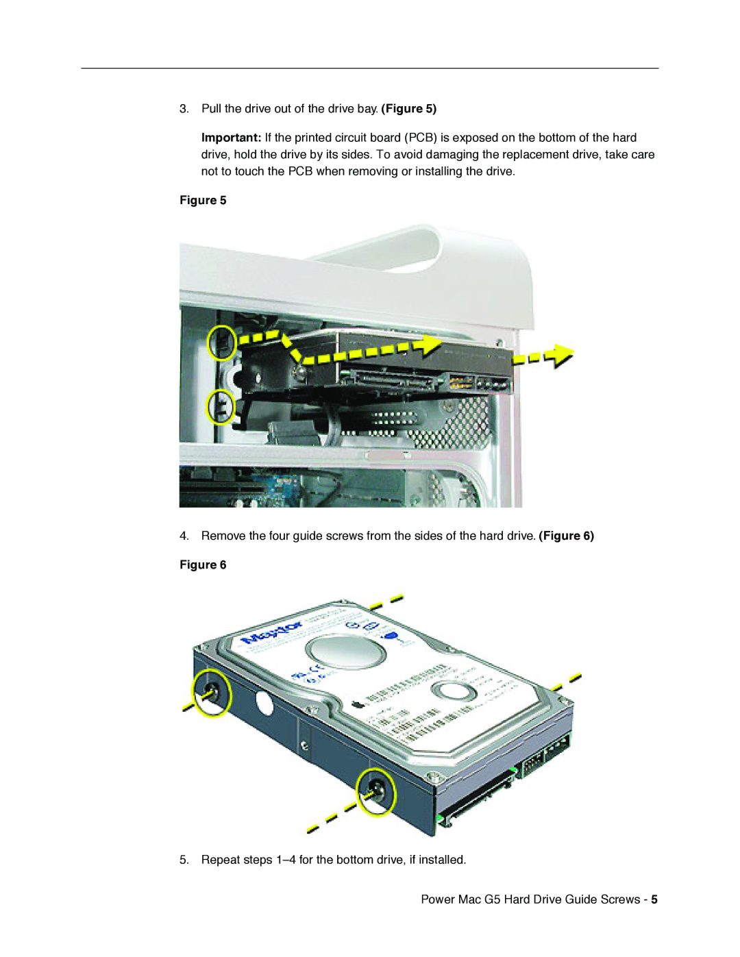 Apple G5 warranty 