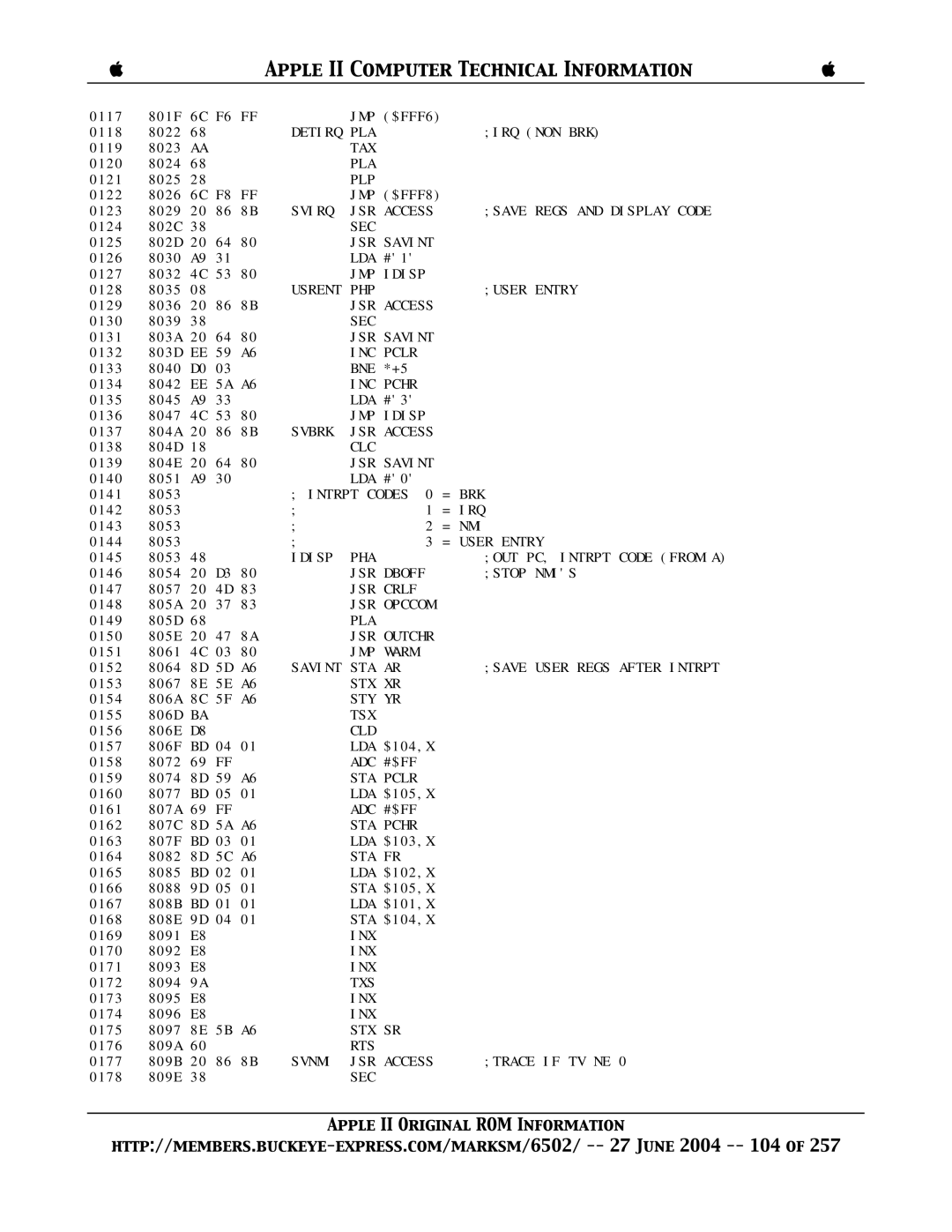 Apple II manual Tax, Adc 