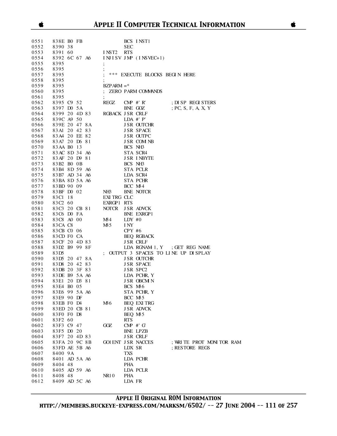 Apple II manual BCS INST1 