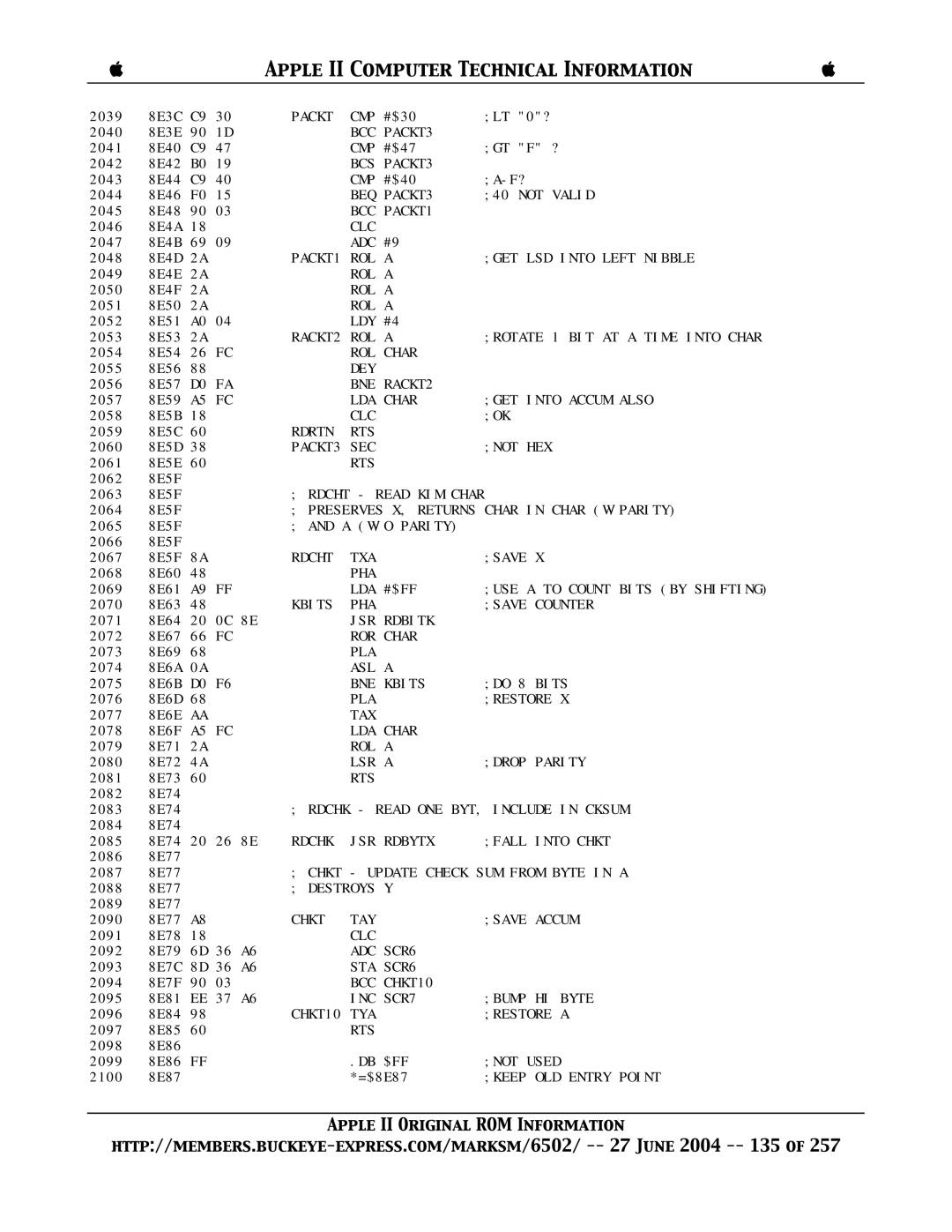 Apple II manual BCC PACKT3 