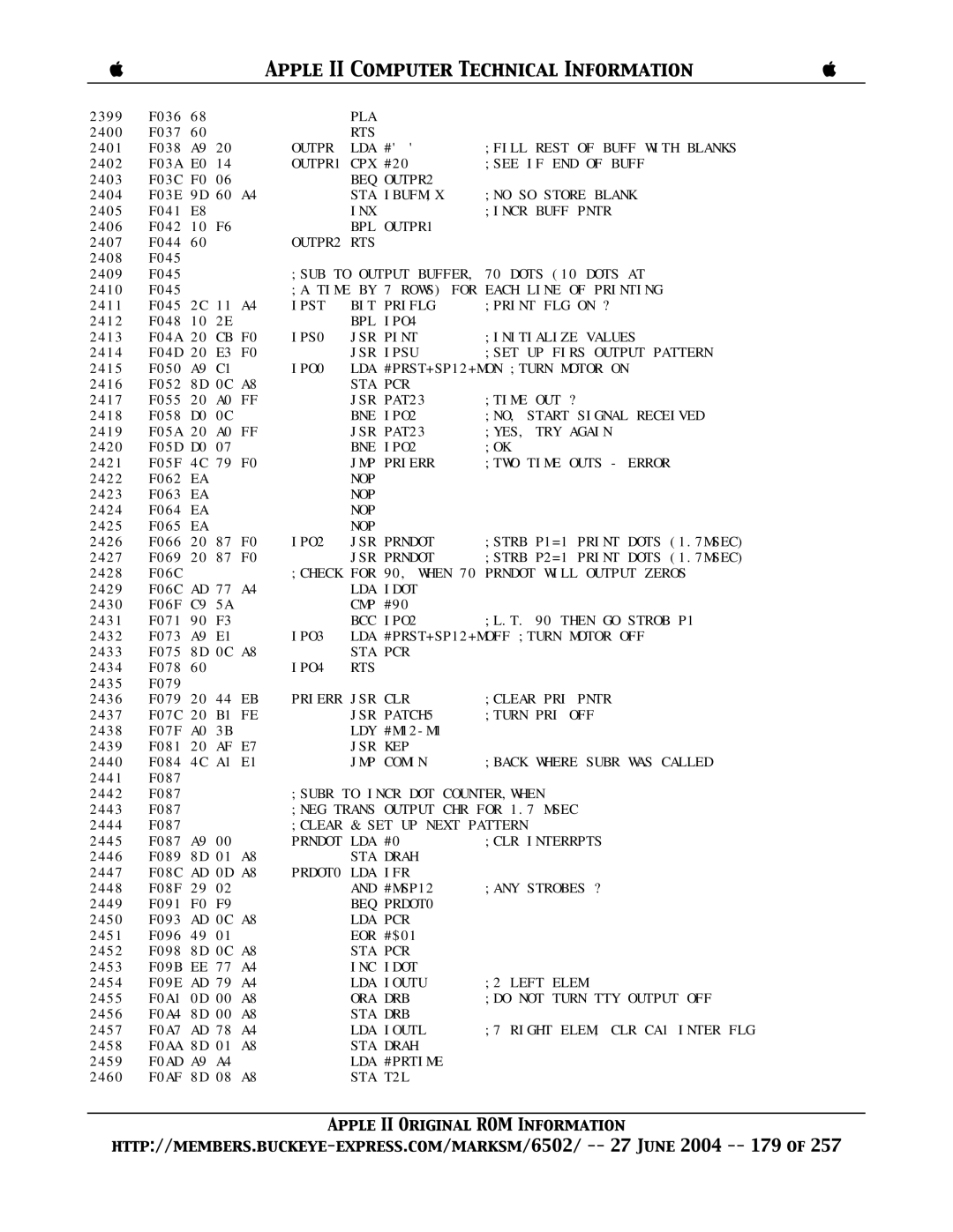 Apple II manual Prndot LDA 