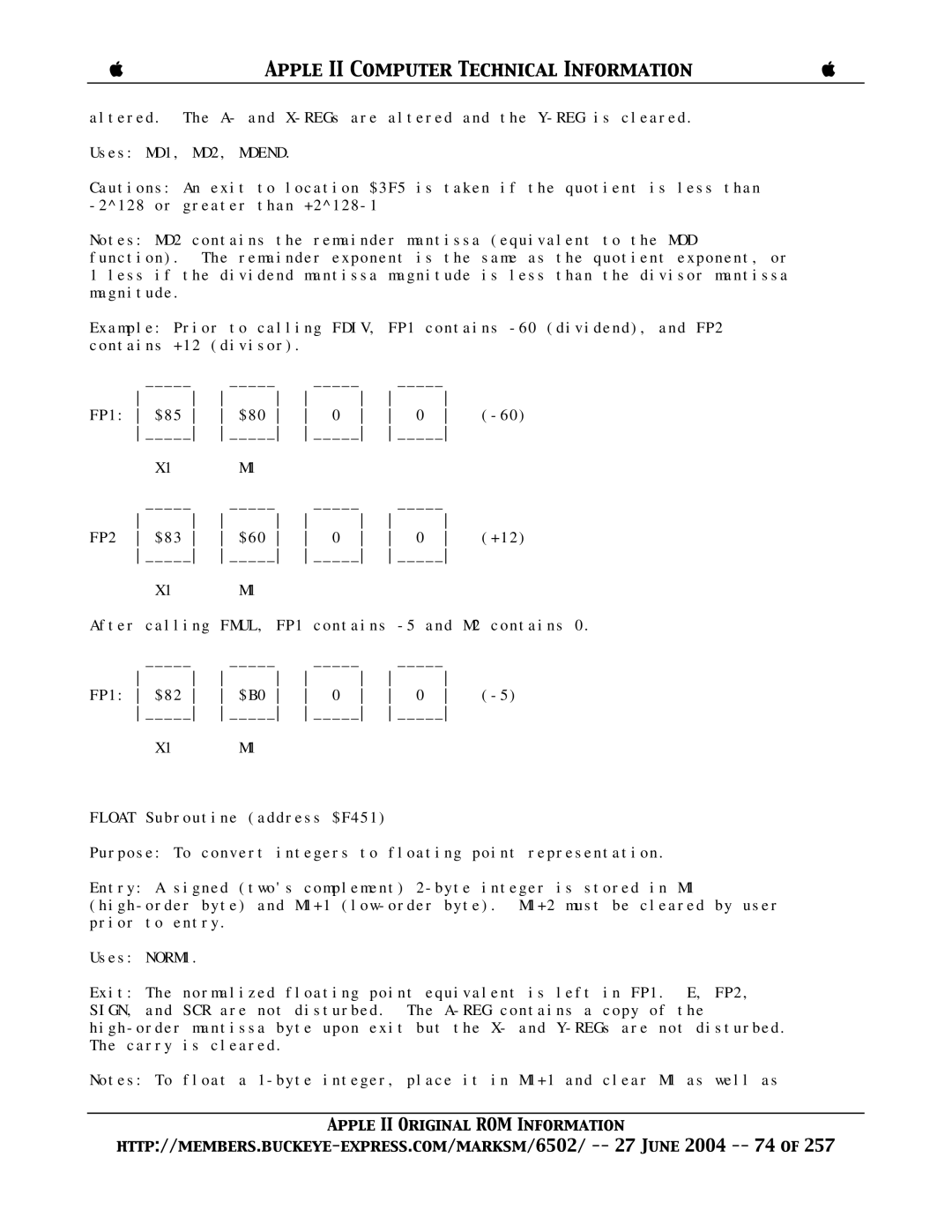 Apple II manual 