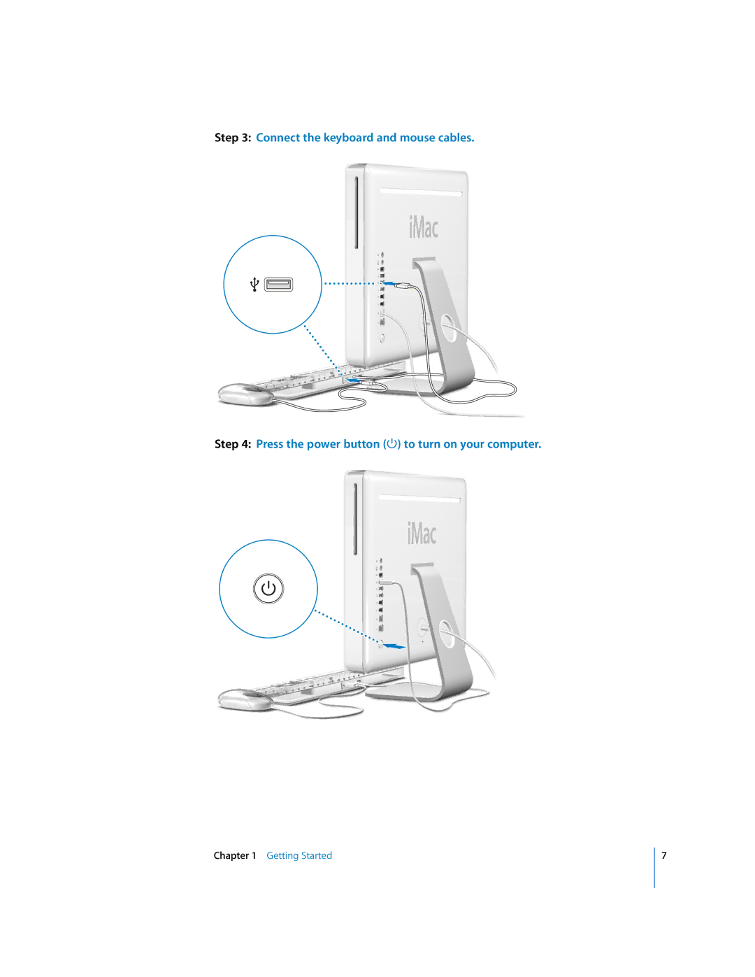 Apple imac manual Getting Started 