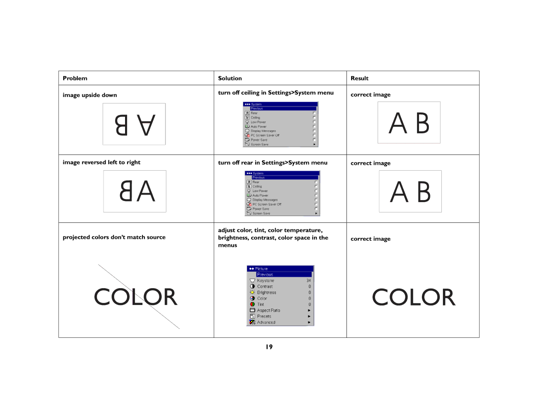 Apple IN20 Series manual Color 