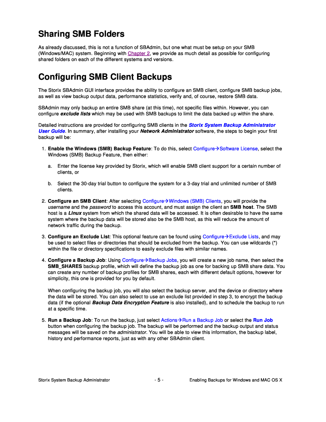Apple ipod manual Sharing SMB Folders, Configuring SMB Client Backups 