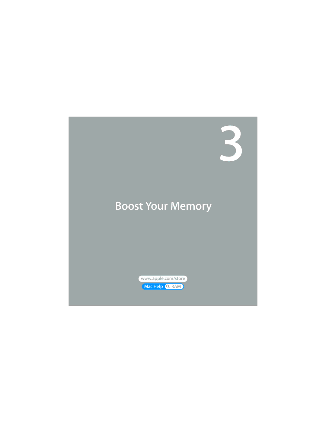 Apple Laptop manual Boost Your Memory 