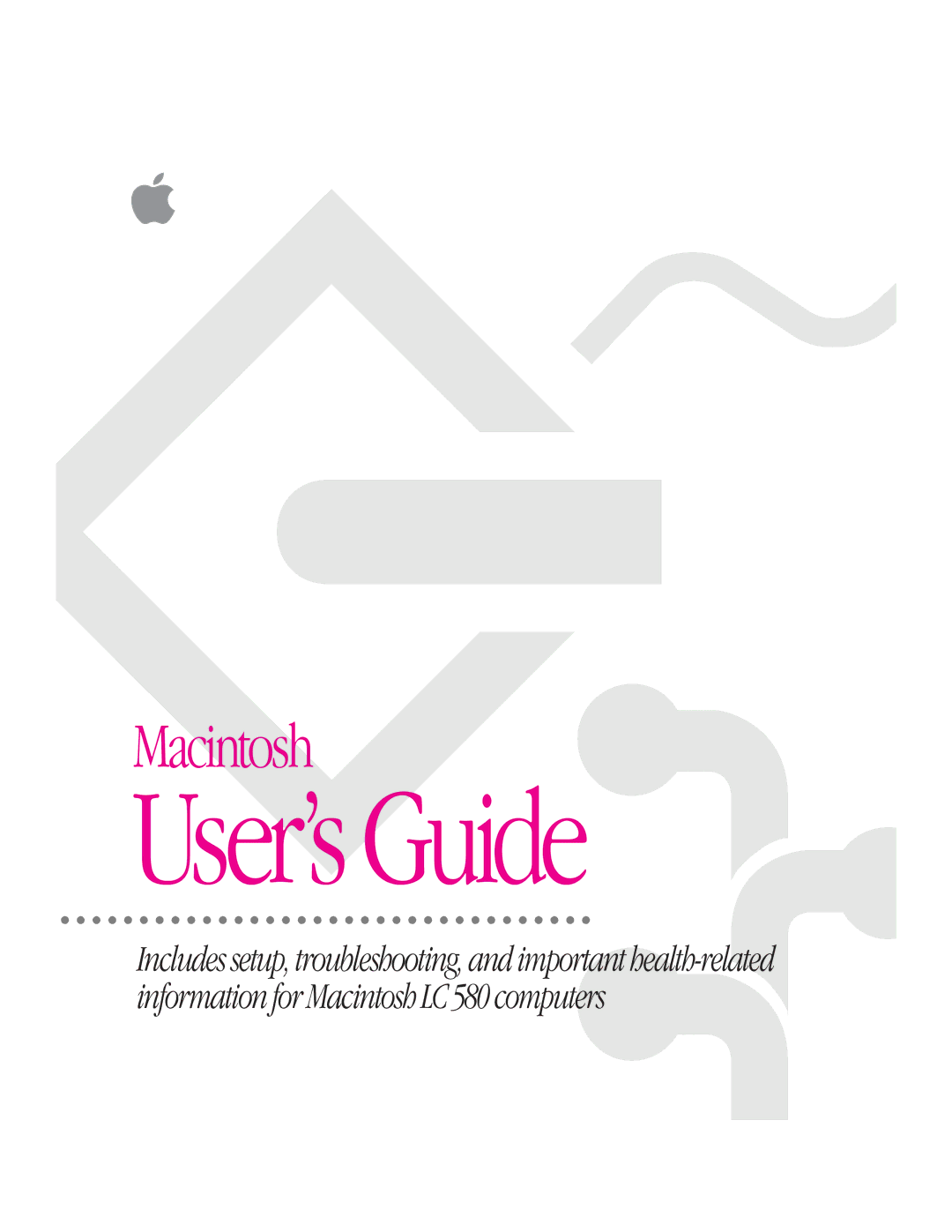 Apple LC 580 manual User’s Guide 
