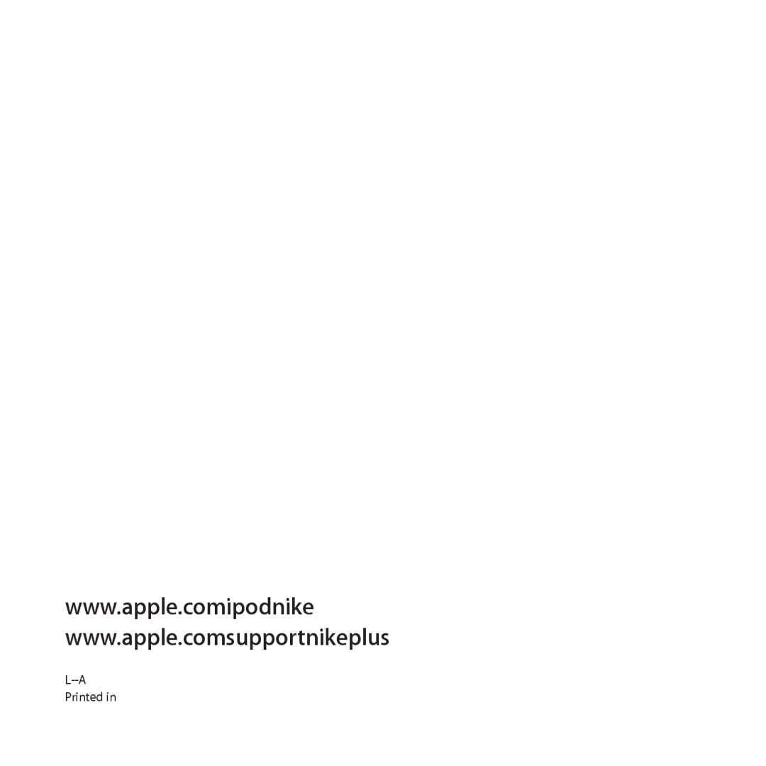 Apple manual LE034-4957-A Printed 