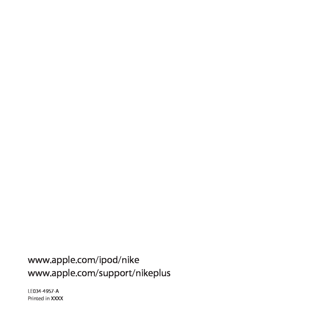 Apple manual LE034-4957-A Printed in 