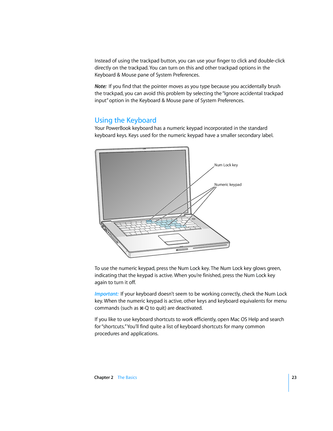 Apple LL2507 manual Using the Keyboard 