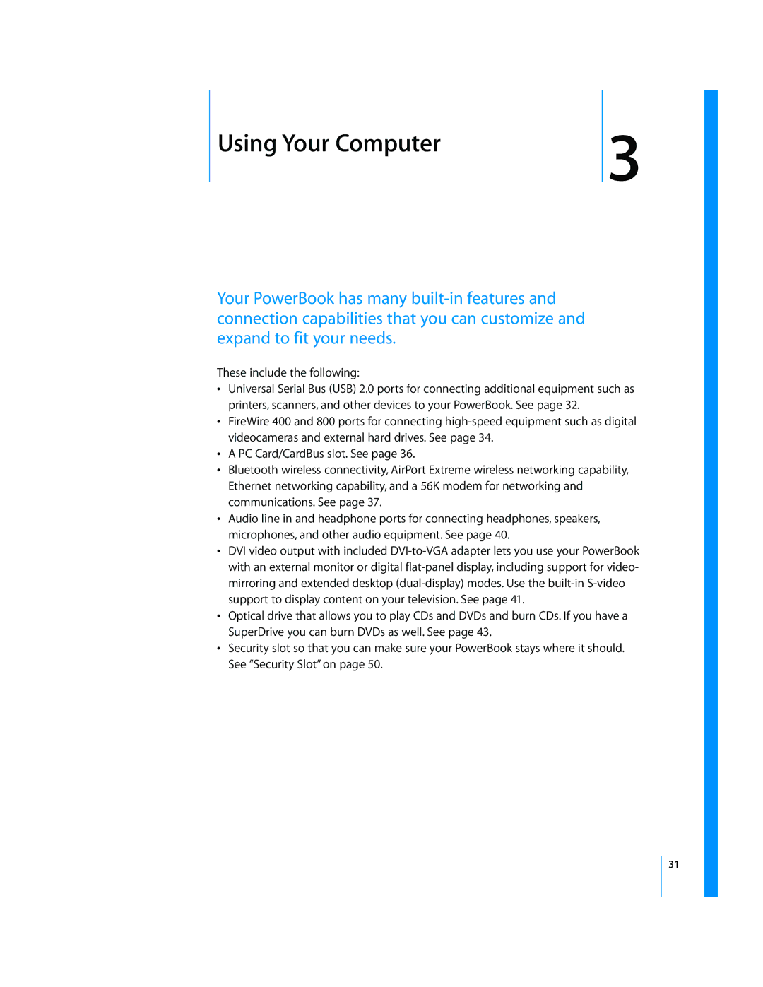 Apple LL2507 manual 3Using Your Computer 