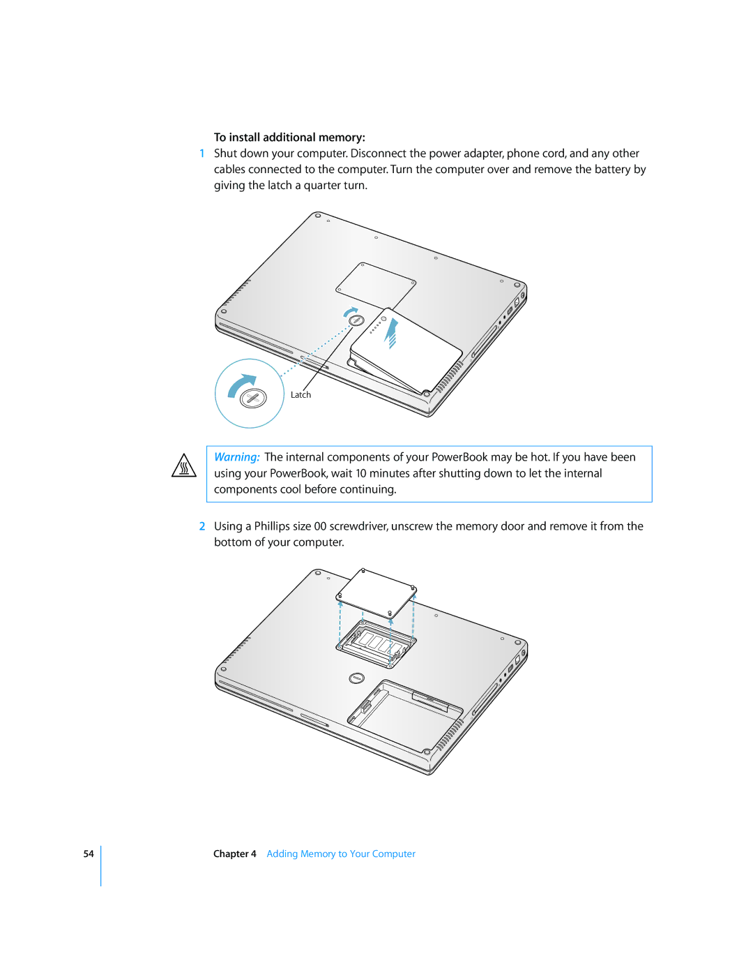 Apple LL2507 manual To install additional memory 