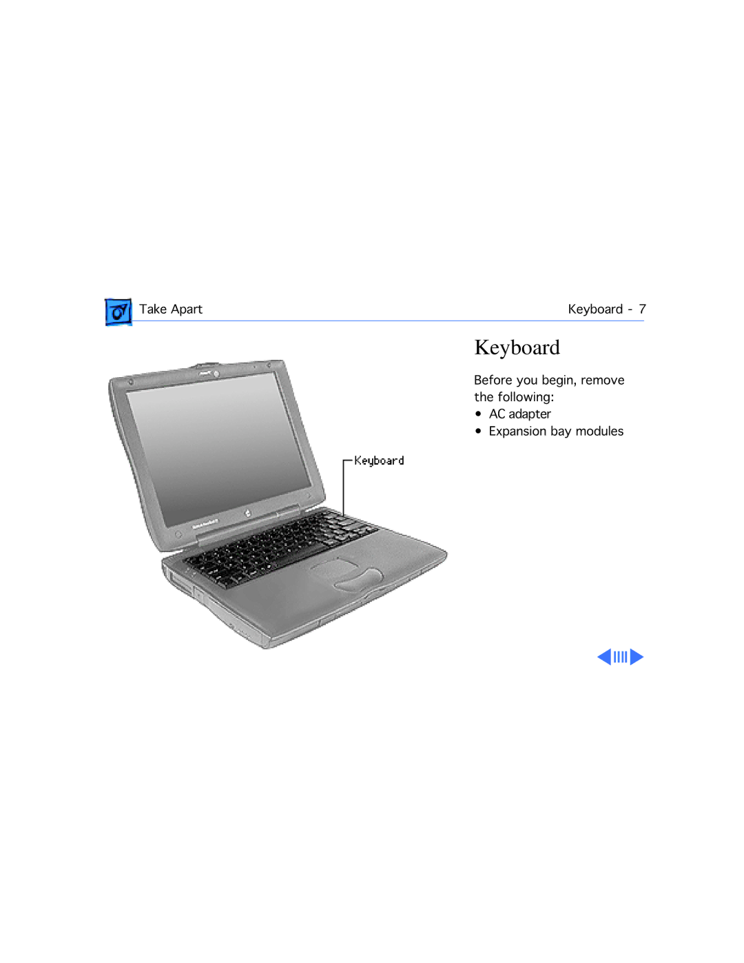 Apple M4753 manual Keyboard 