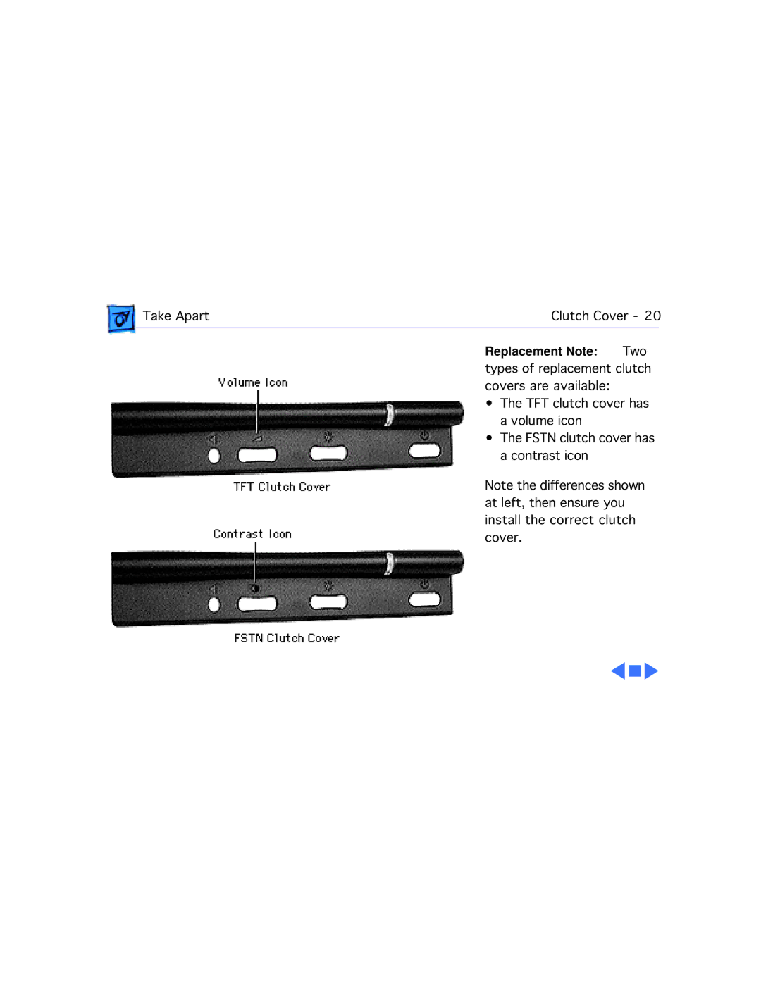 Apple M4753 manual Replacement Note 