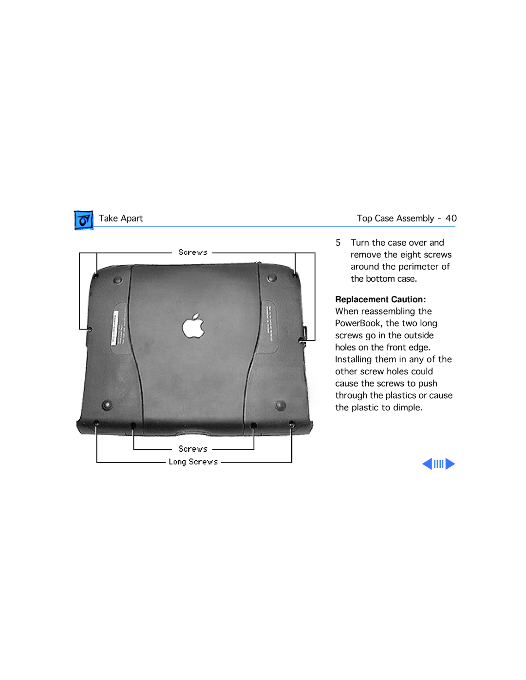 Apple M4753 manual When reassembling 