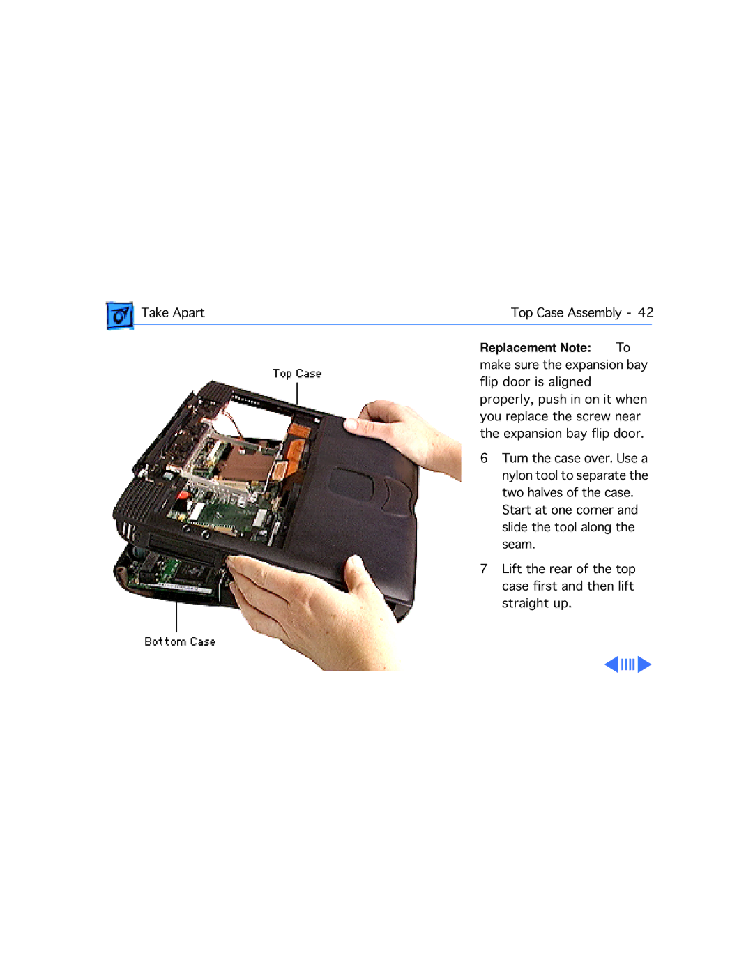 Apple M4753 manual Make sure the expansion bay 