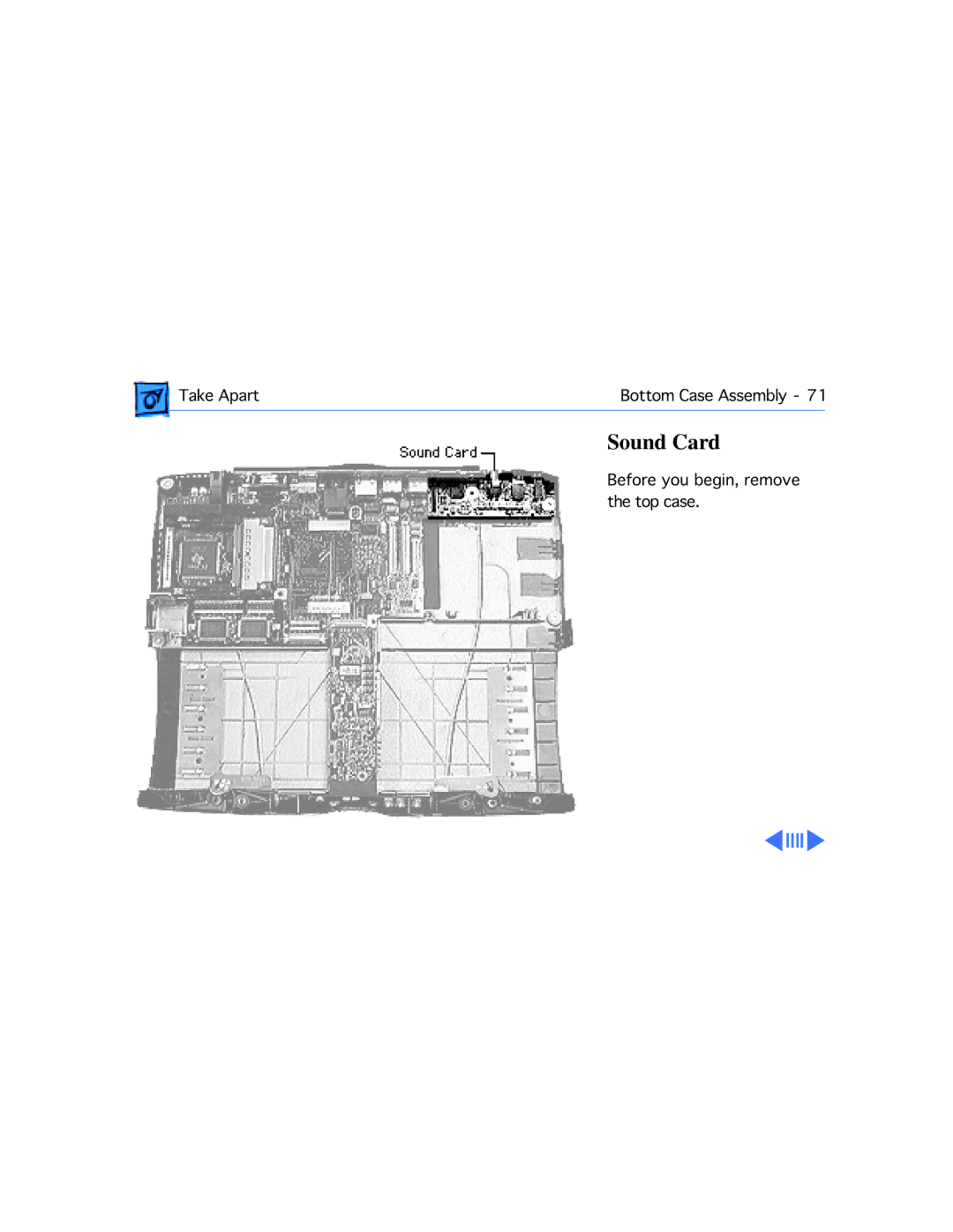 Apple M4753 manual Sound Card 