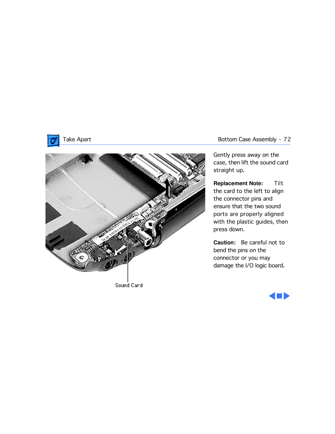 Apple M4753 manual Tilt 