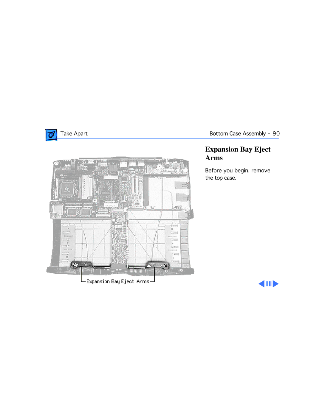 Apple M4753 manual Expansion Bay Eject Arms 