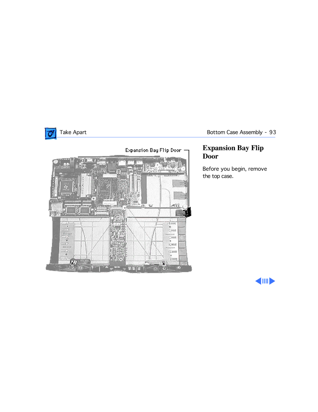 Apple M4753 manual Expansion Bay Flip Door 