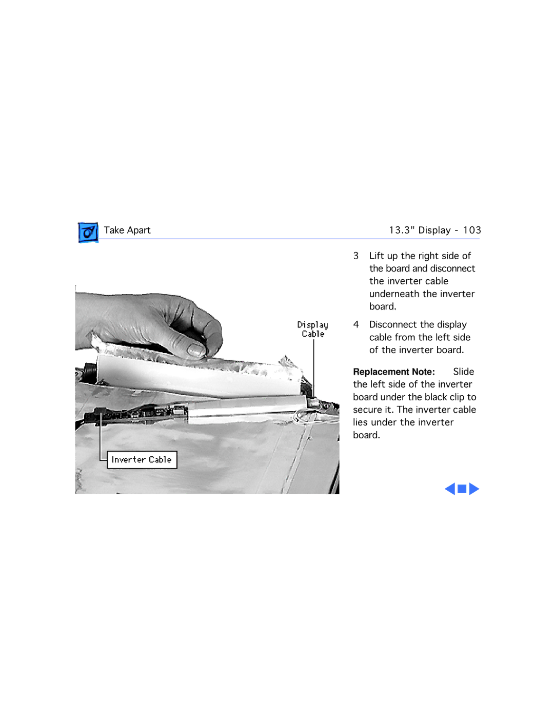 Apple M4753 manual Replacement Note 