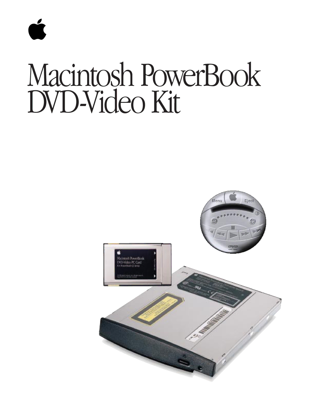 Apple M4753 manual Macintosh PowerBook DVD-Video Kit 