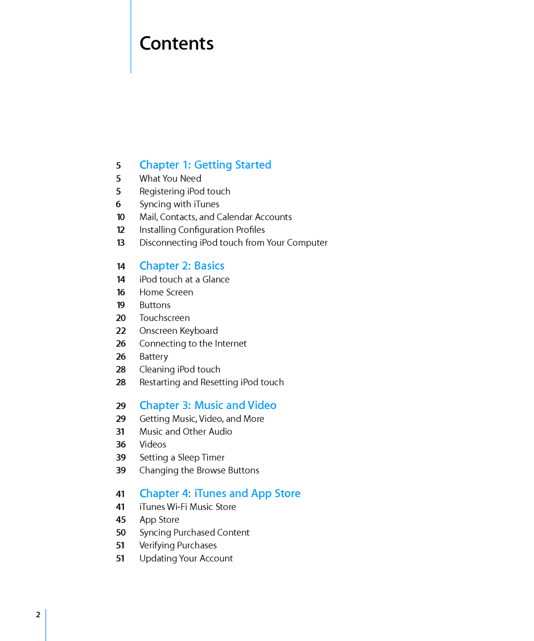 Apple MA623LL/B manual Contents 