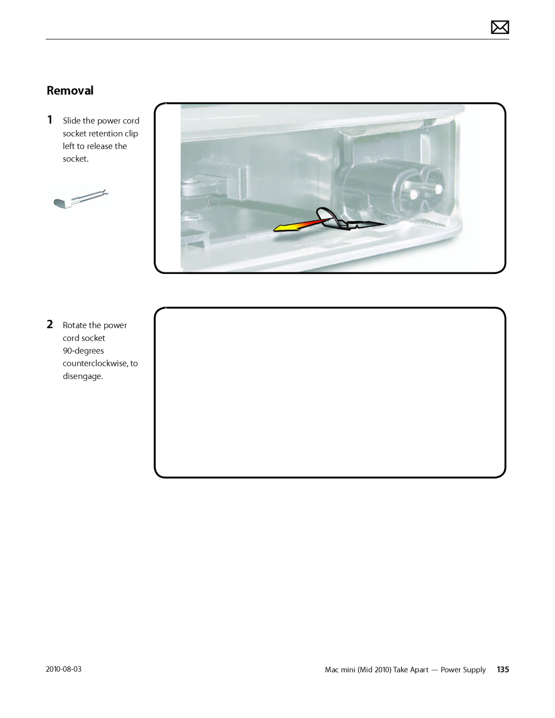 Apple Mac mini manual Removal 