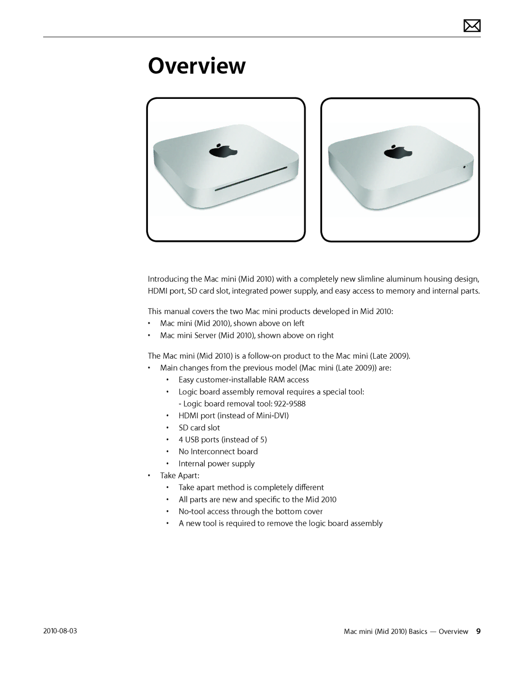 Apple Mac mini manual Overview 