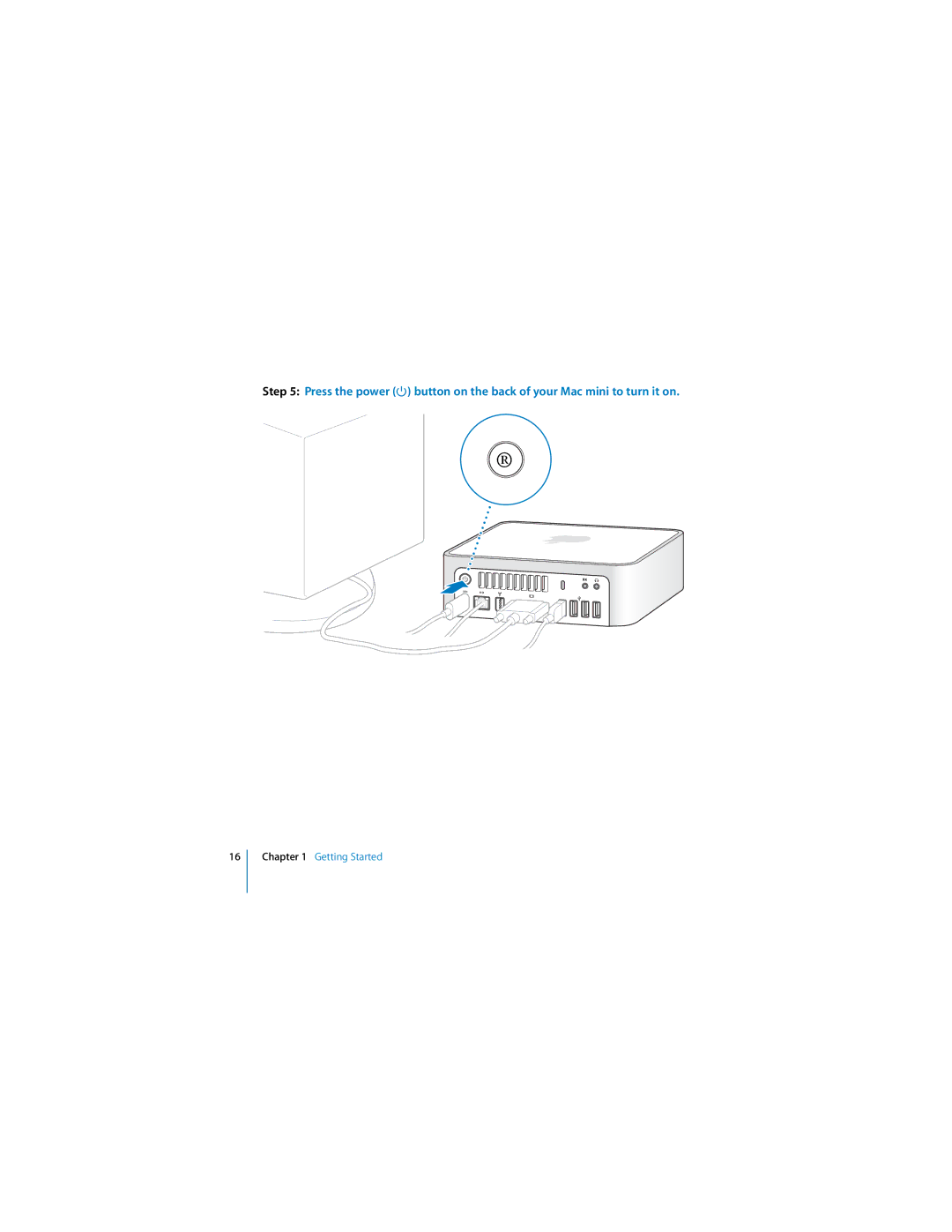 Apple Mac mini manual Getting Started 