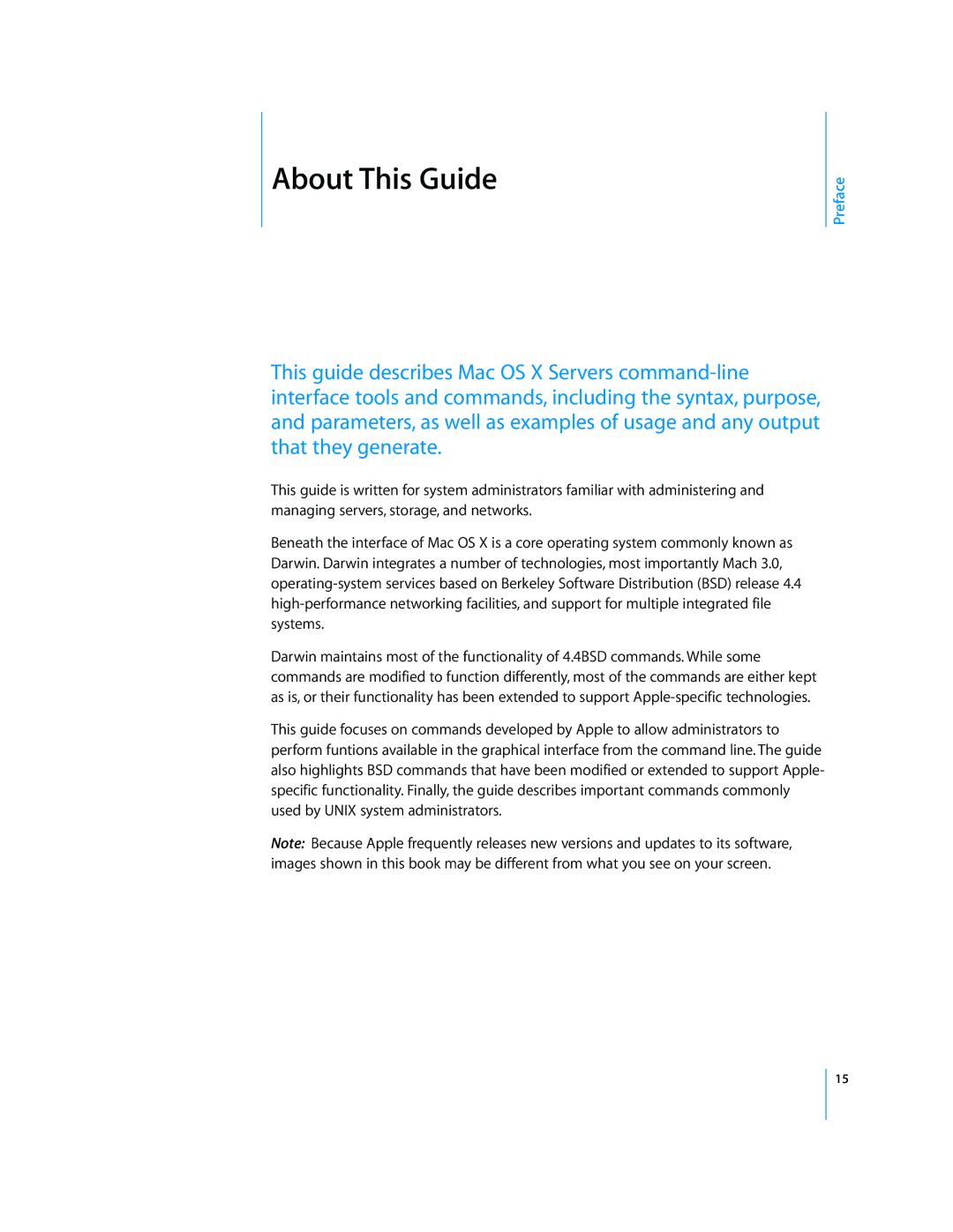 Apple Mac OS X Server manual About This Guide 