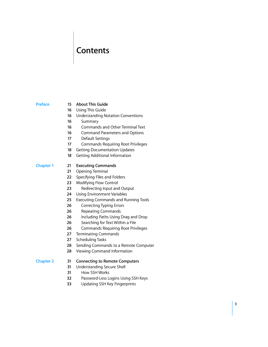 Apple Mac OS X Server manual Contents 