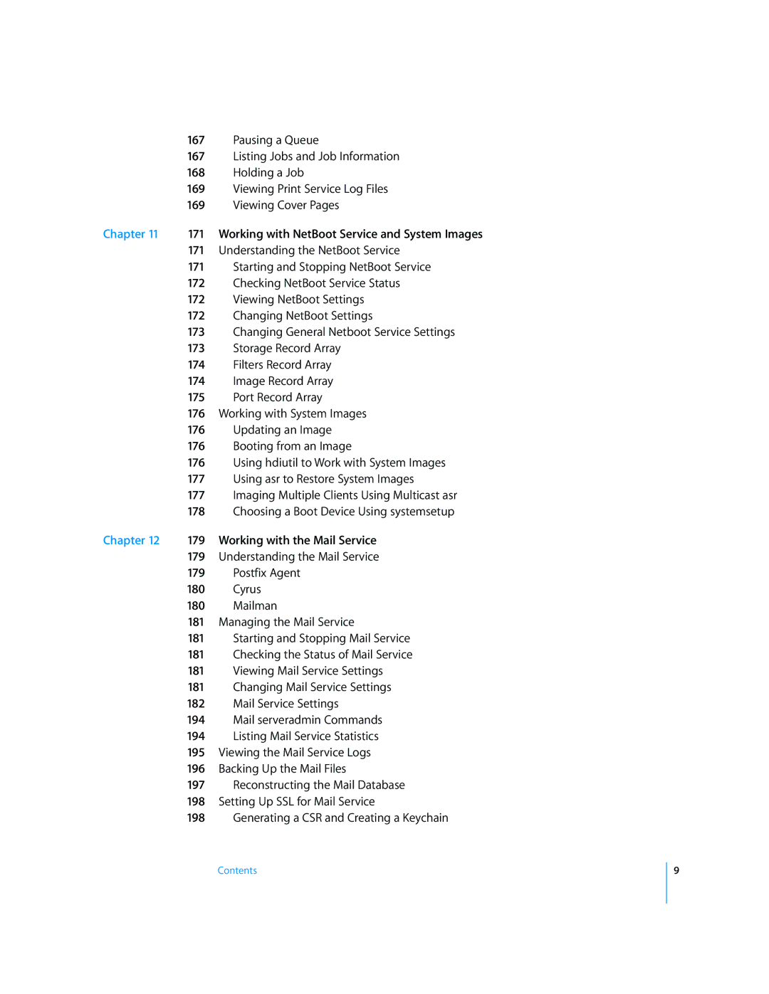 Apple Mac OS X Server manual 171 