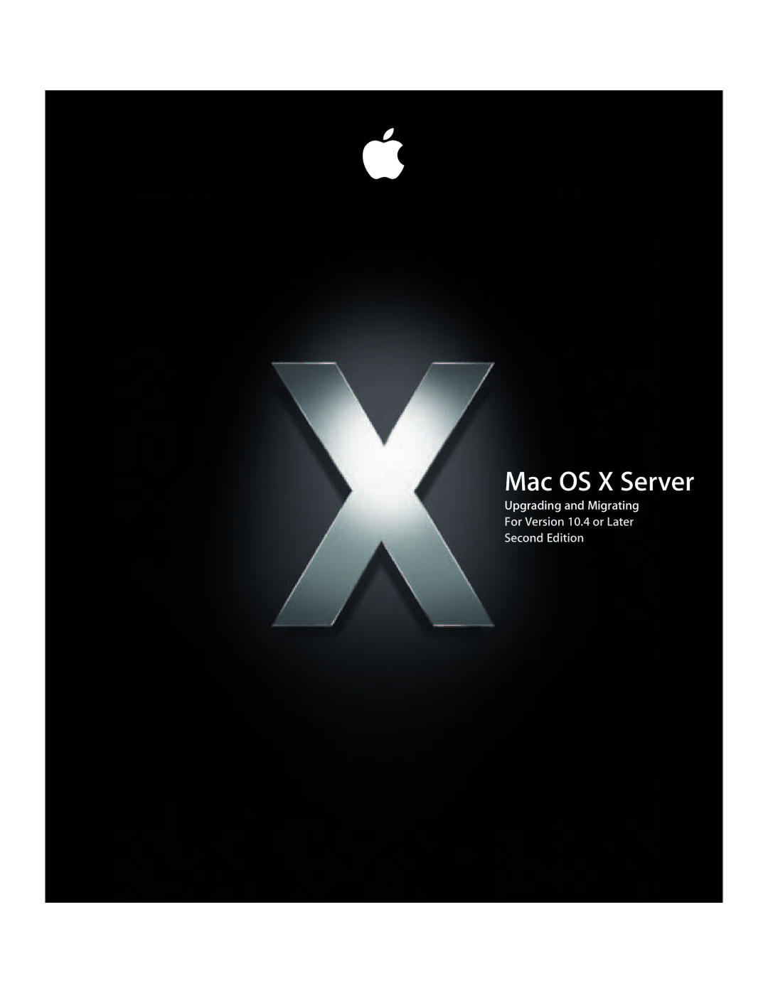 Apple manual Mac OS X Server 