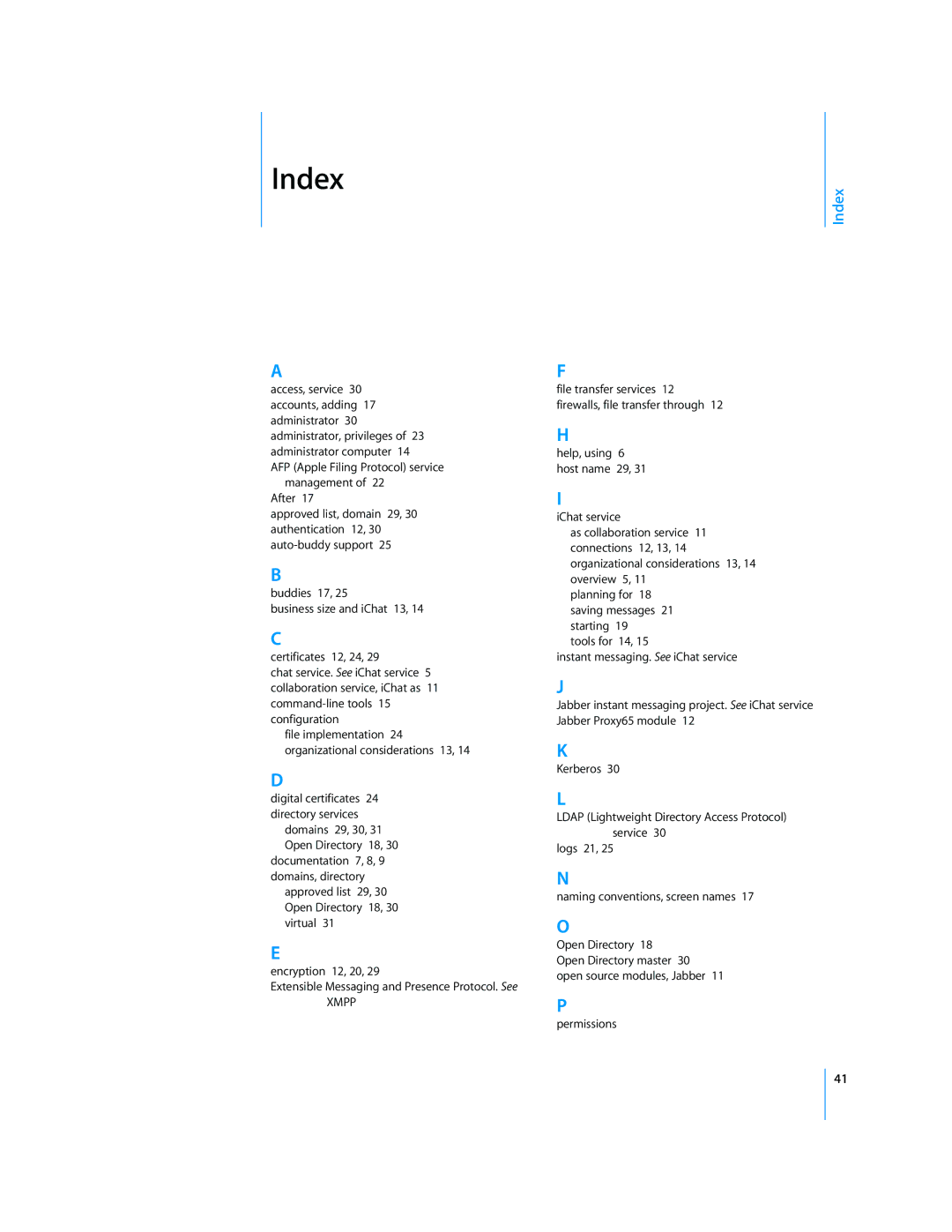 Apple Mac OS manual Index 