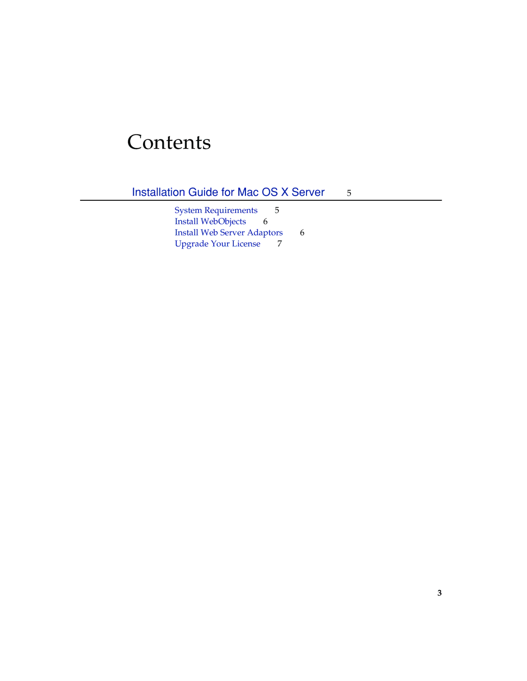 Apple mac ox s server manual Contents 